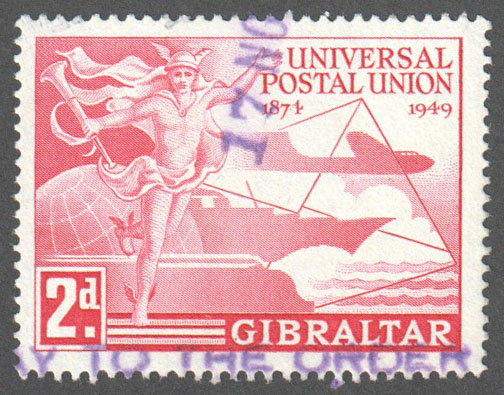 Gibraltar Scott 123 Used - Click Image to Close